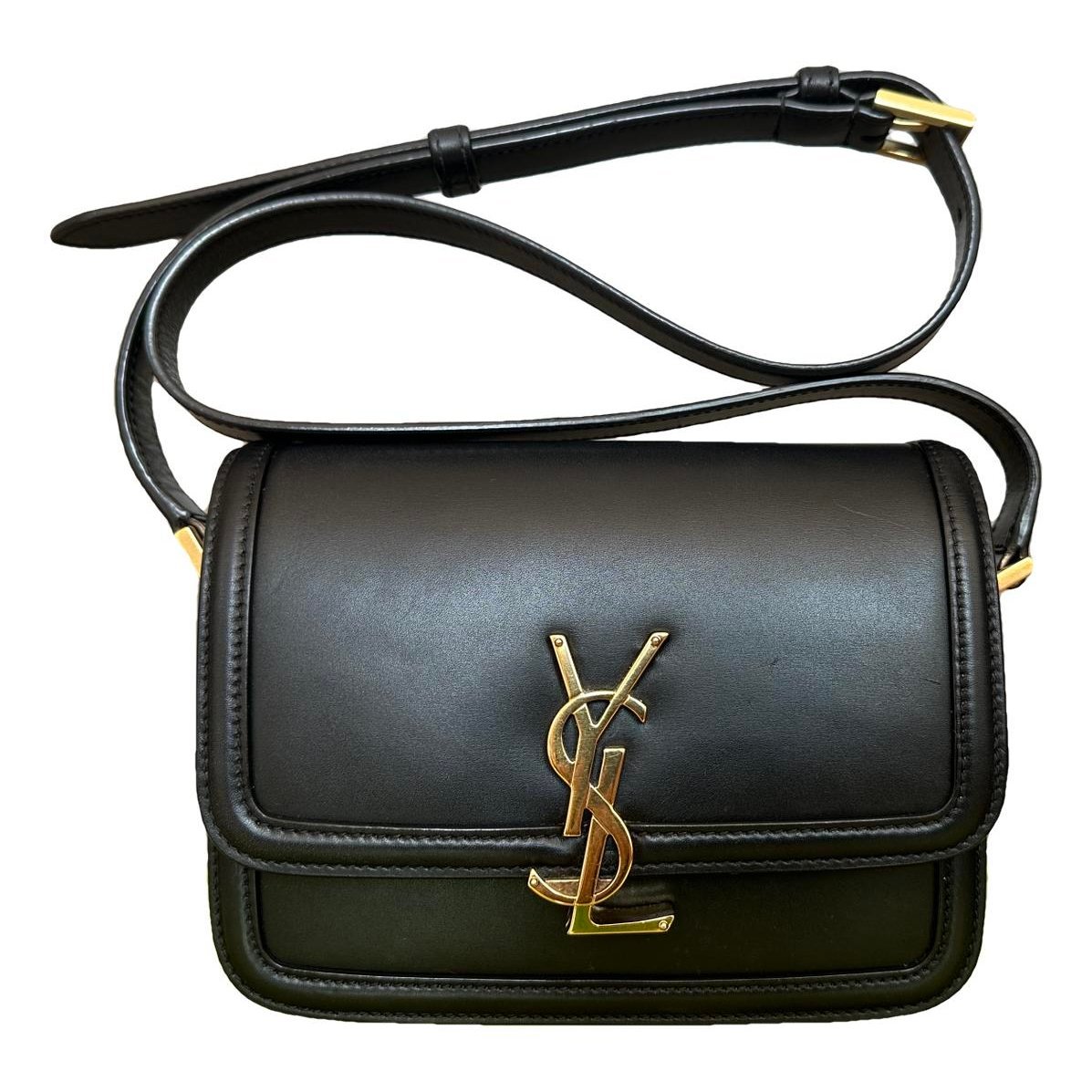 Solférino leather handbag
