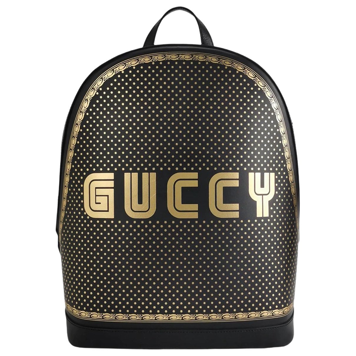 Leather backpack