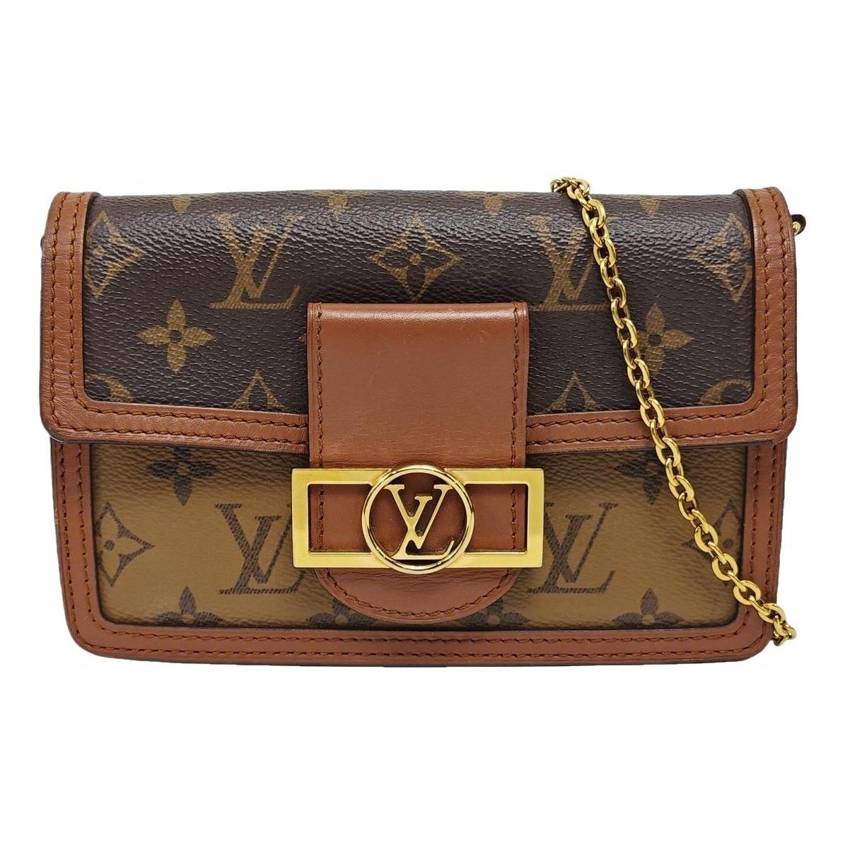 Dauphine leather handbag