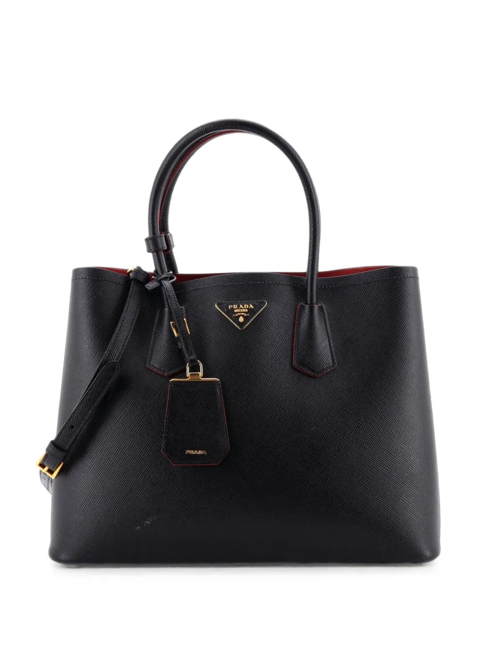 Cuir Double Saffiano Leather Medium tote bag