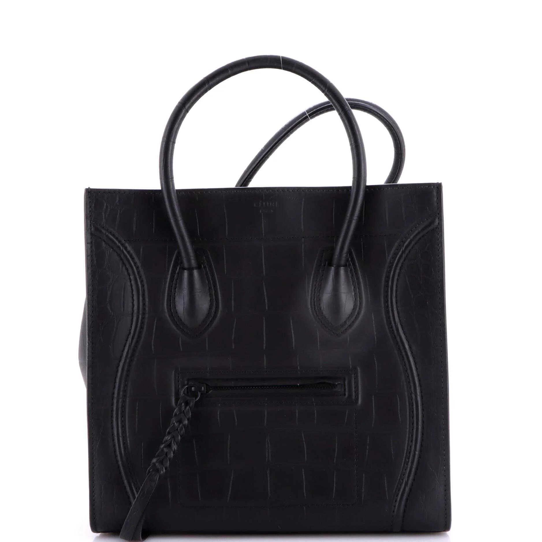 Leather tote