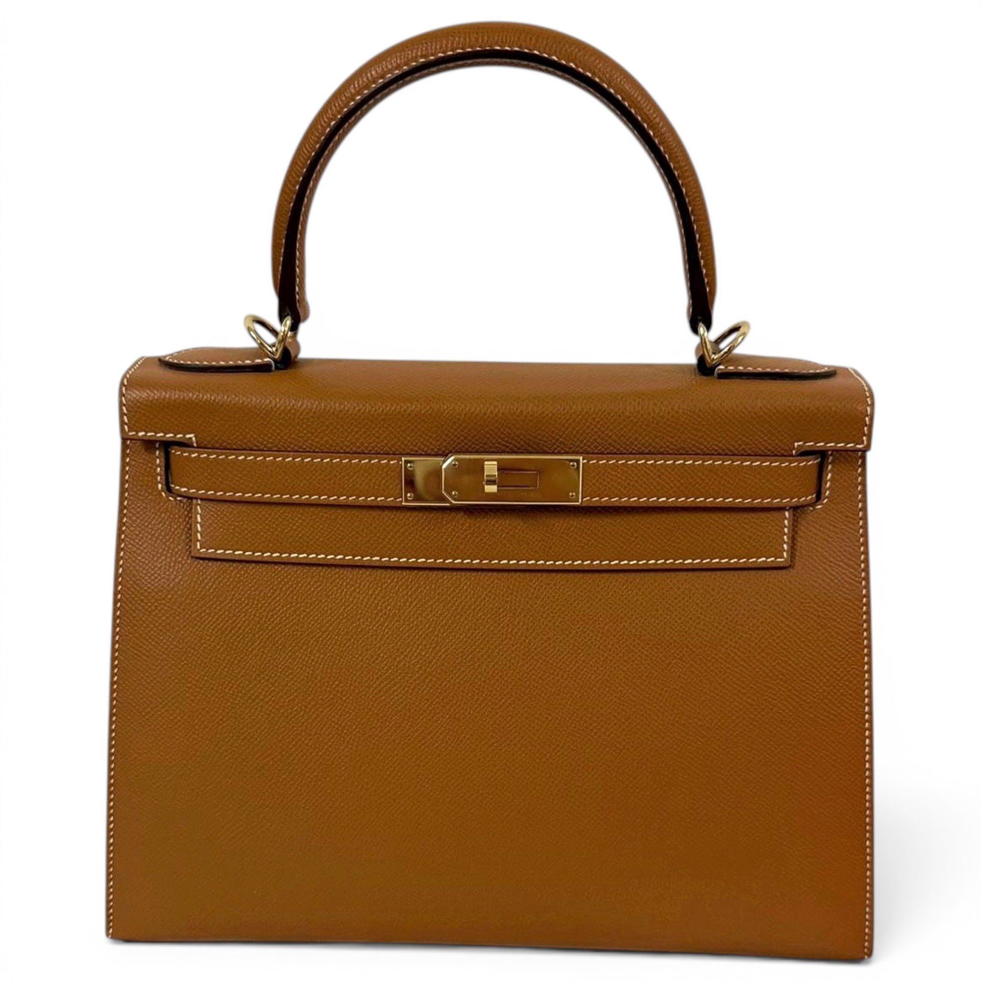 Kelly 28 leather handbag