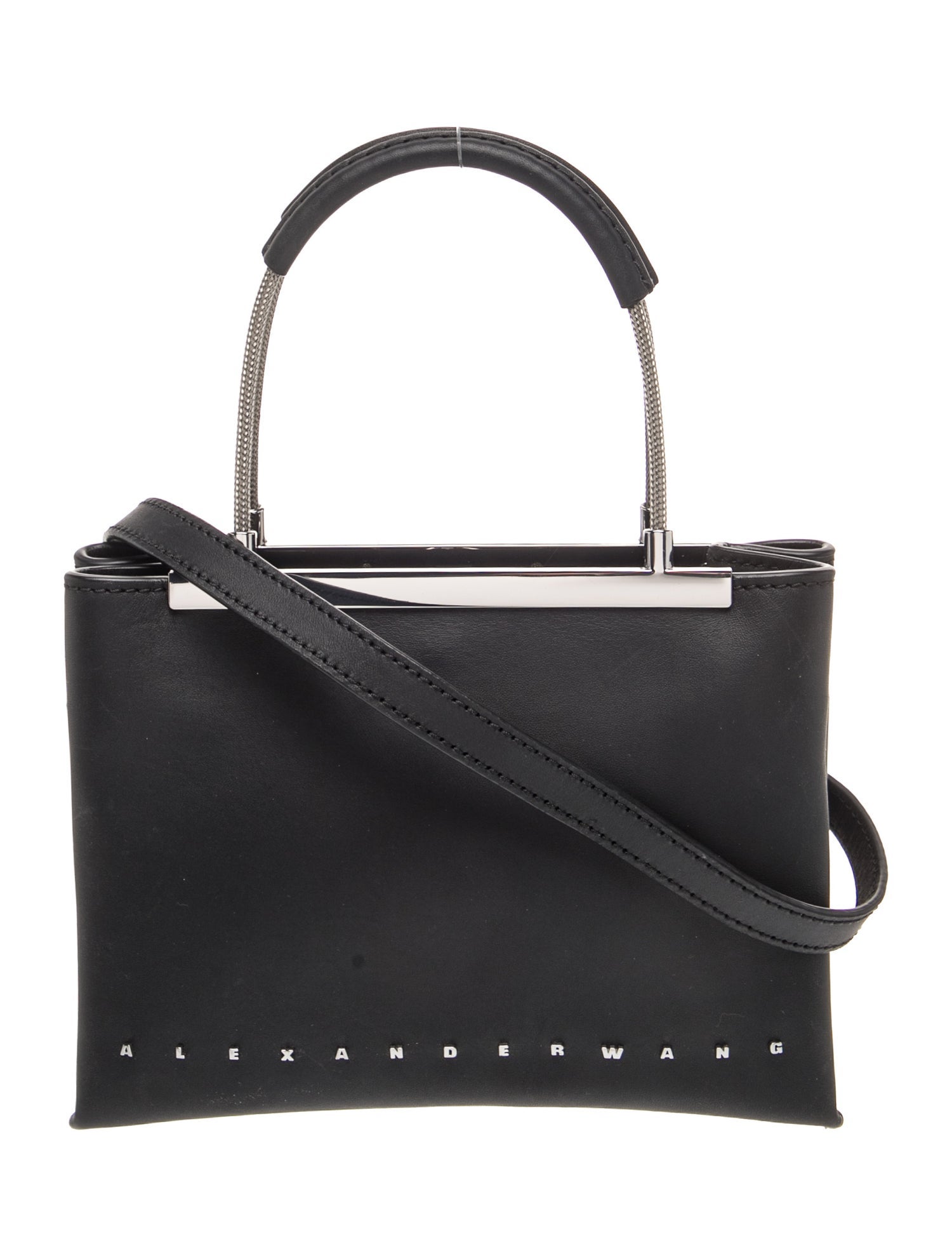 Leather Top Handle Bag w/ Tags