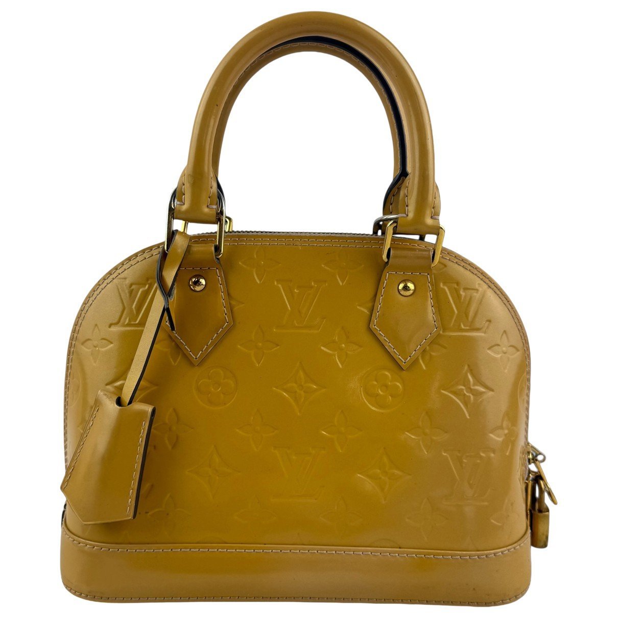 Alma BB patent leather handbag