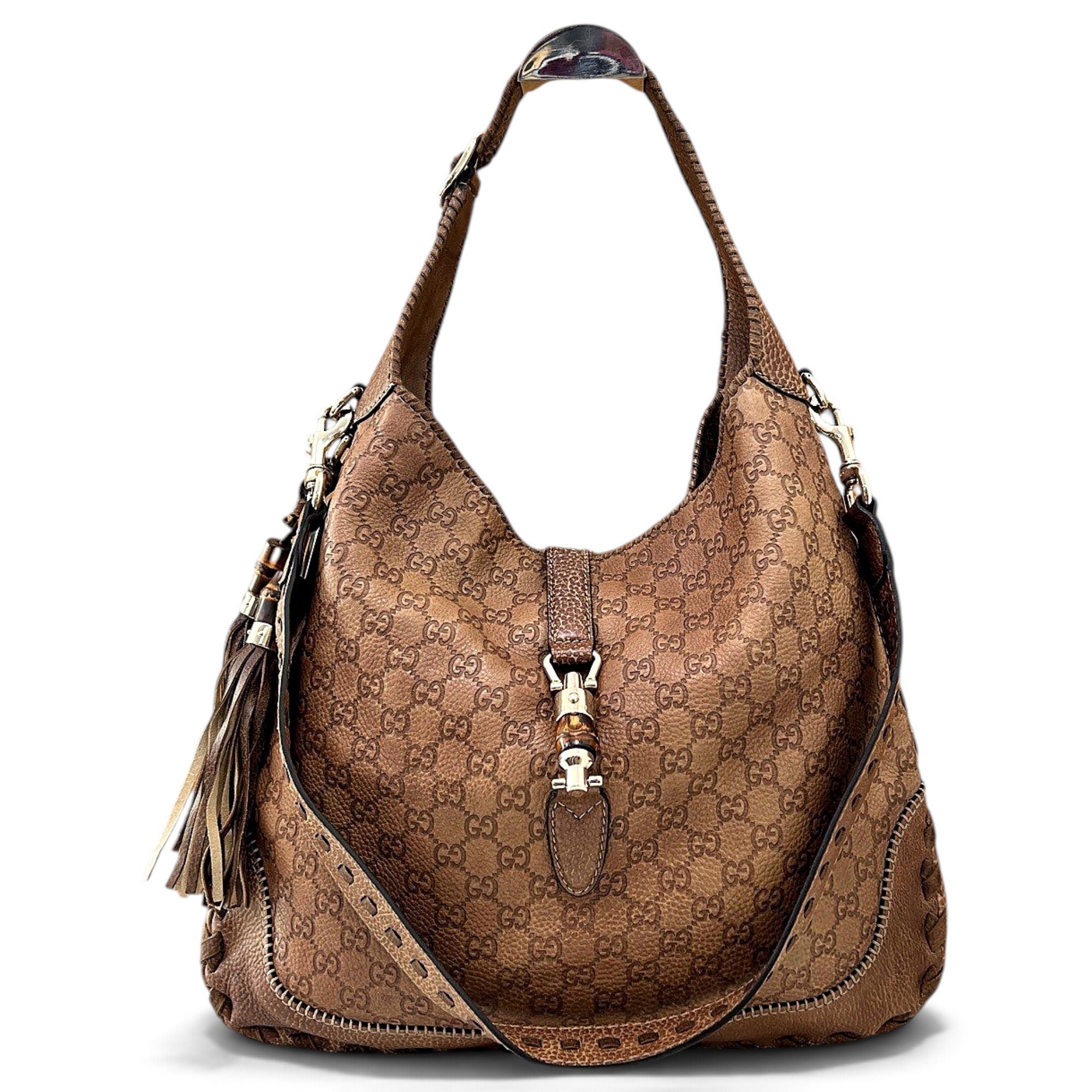 Hobo leather handbag