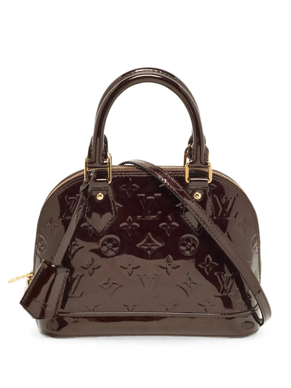 Alma BB Monogram Vernis handbag