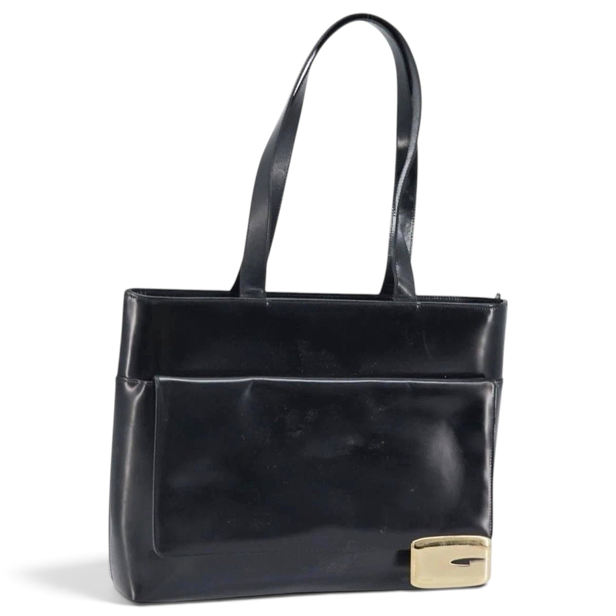 Leather tote