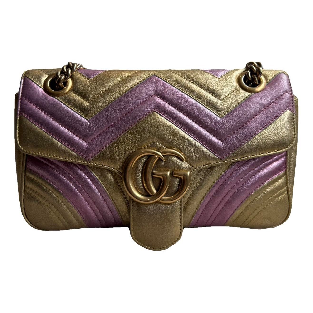 GG Marmont Flap leather crossbody bag