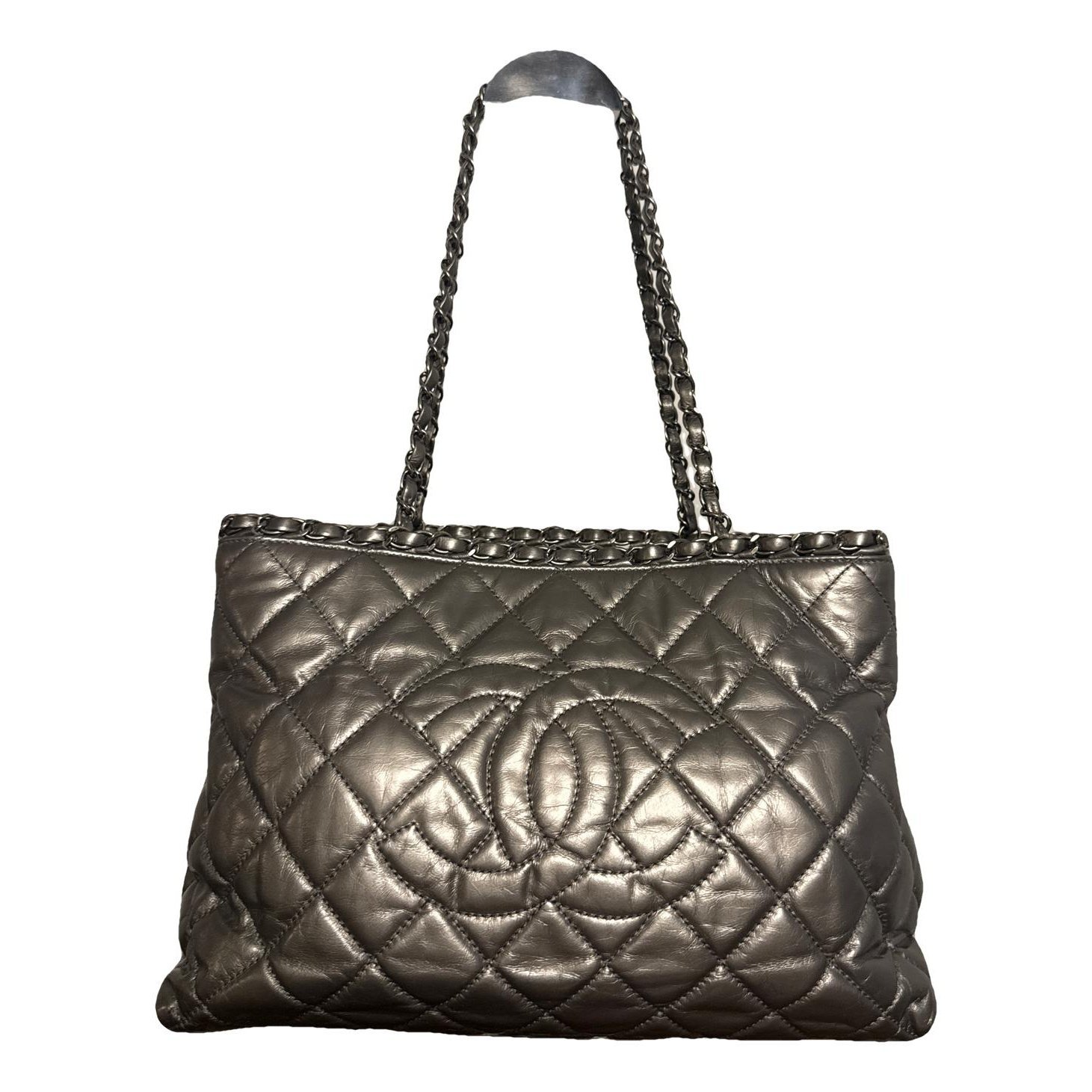 Leather tote