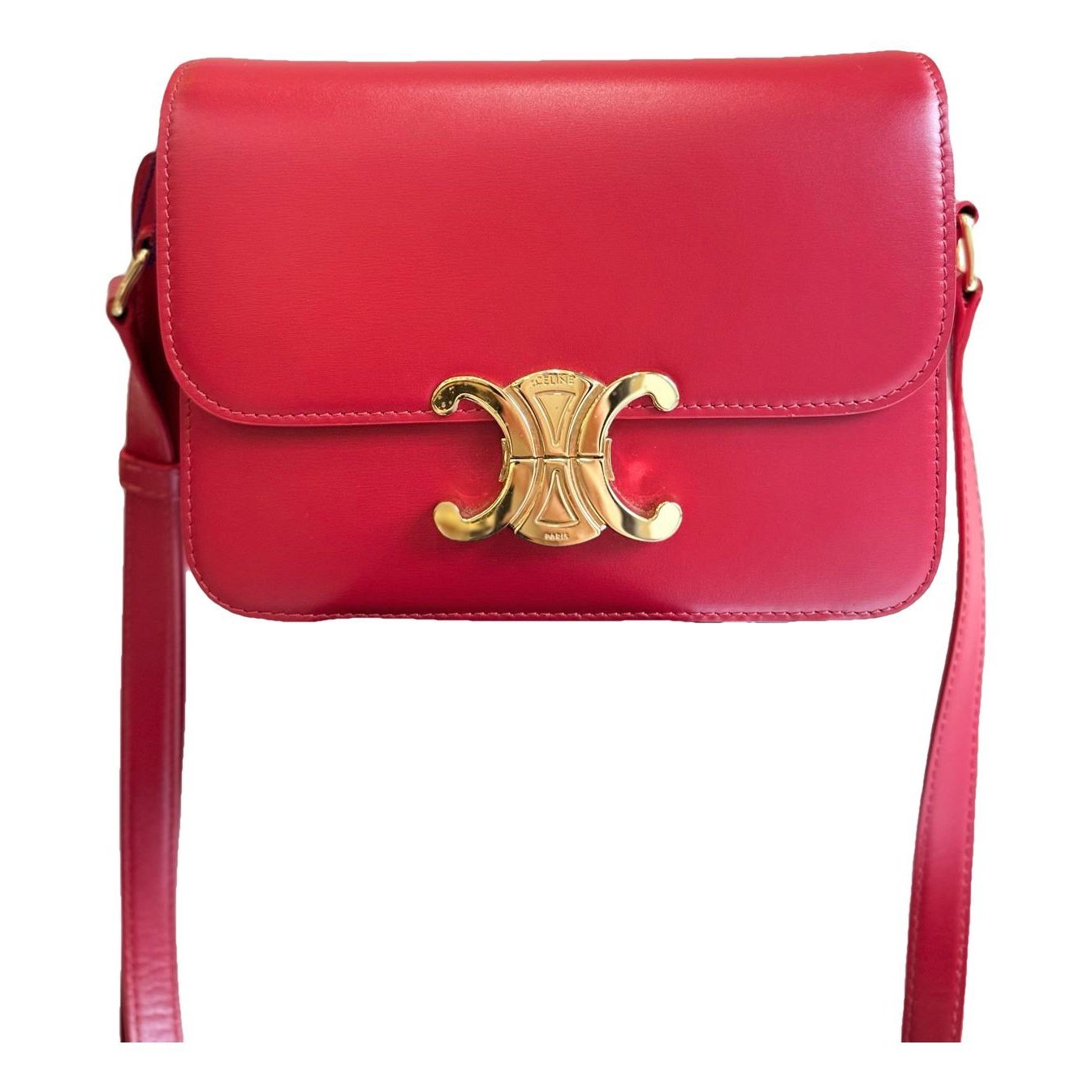 Triomphe leather handbag