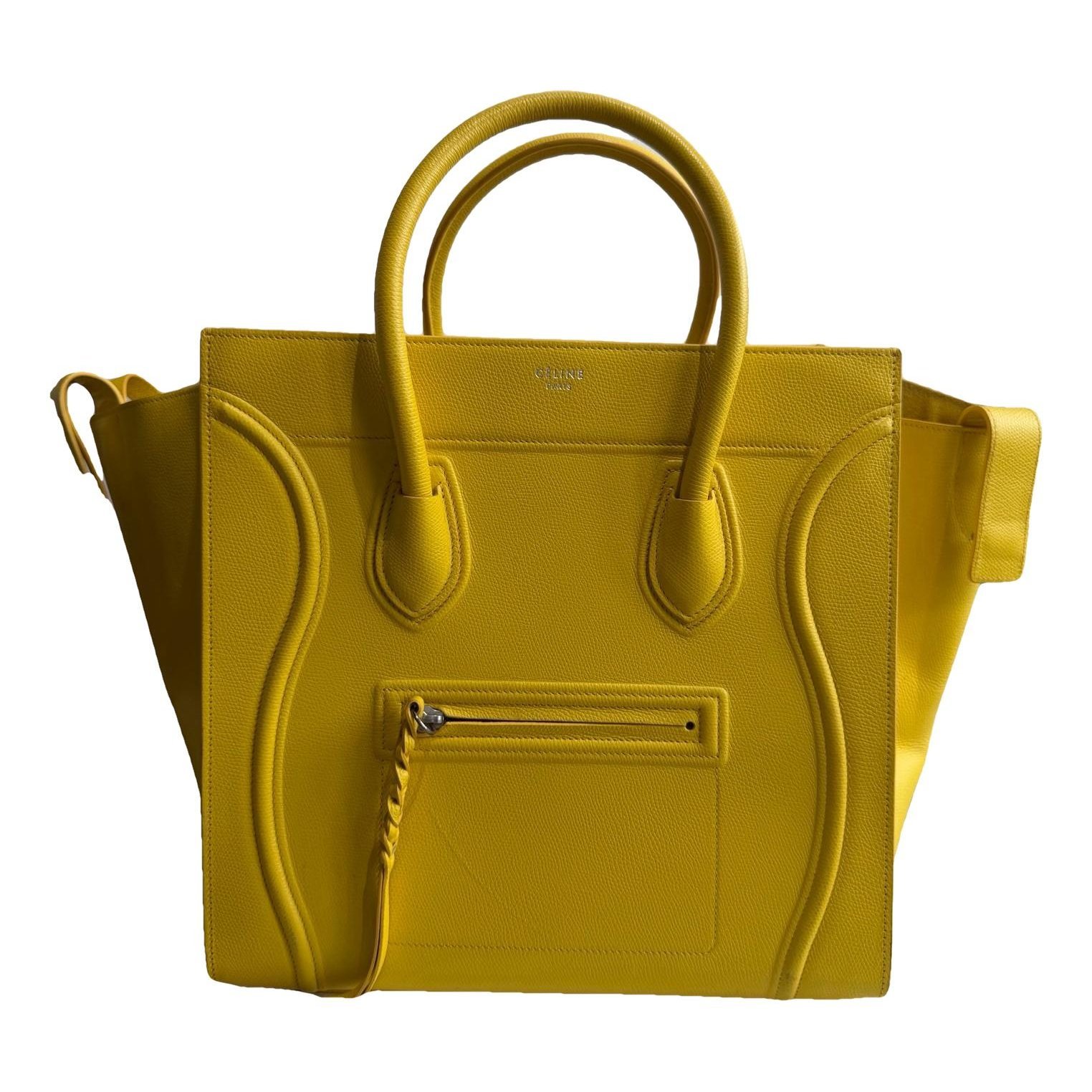 Luggage leather handbag