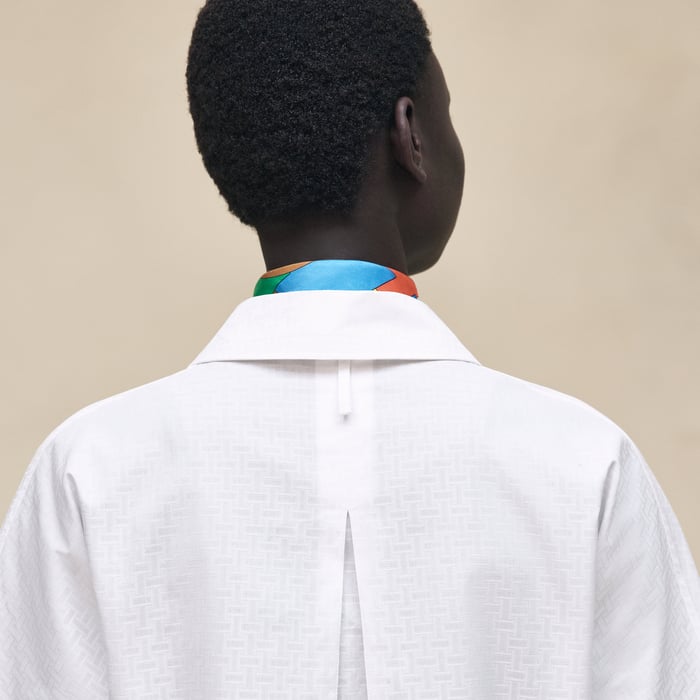 Blanc Quilted Blouse