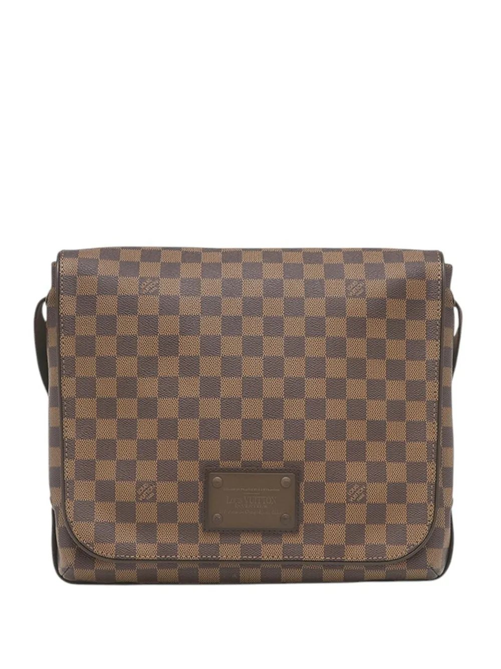 1990-2010 Damier Ebene Brooklyn MM crossbody bag