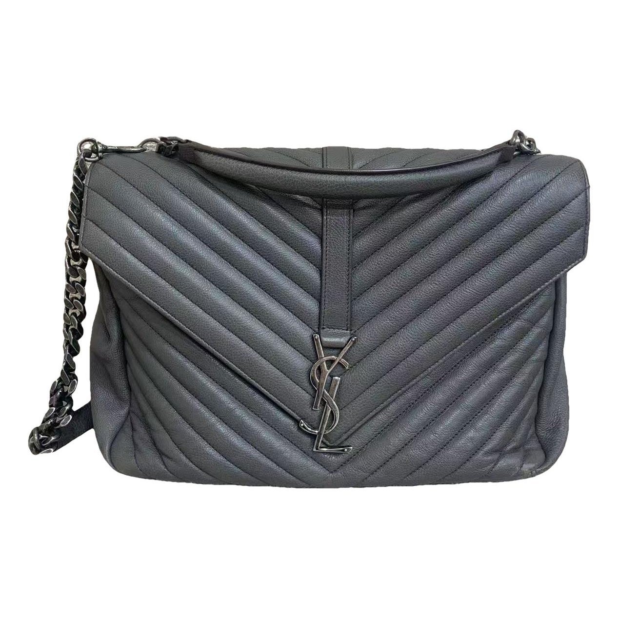 Collége monogramme leather handbag