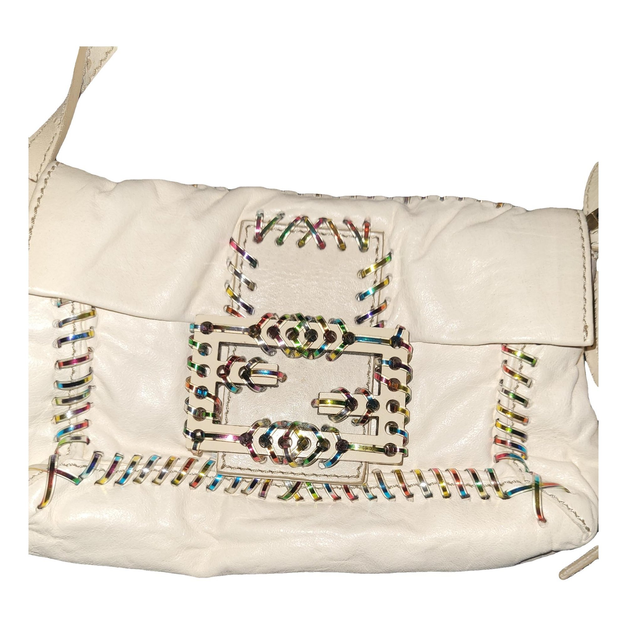 Baguette leather handbag