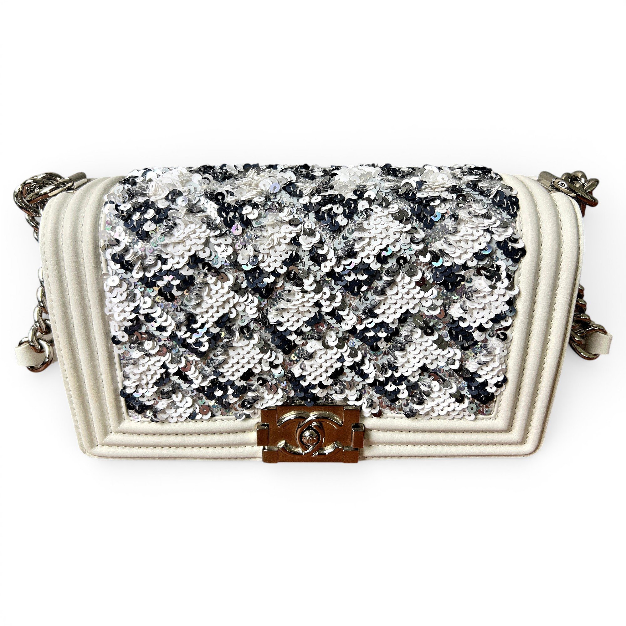 Boy leather crossbody bag