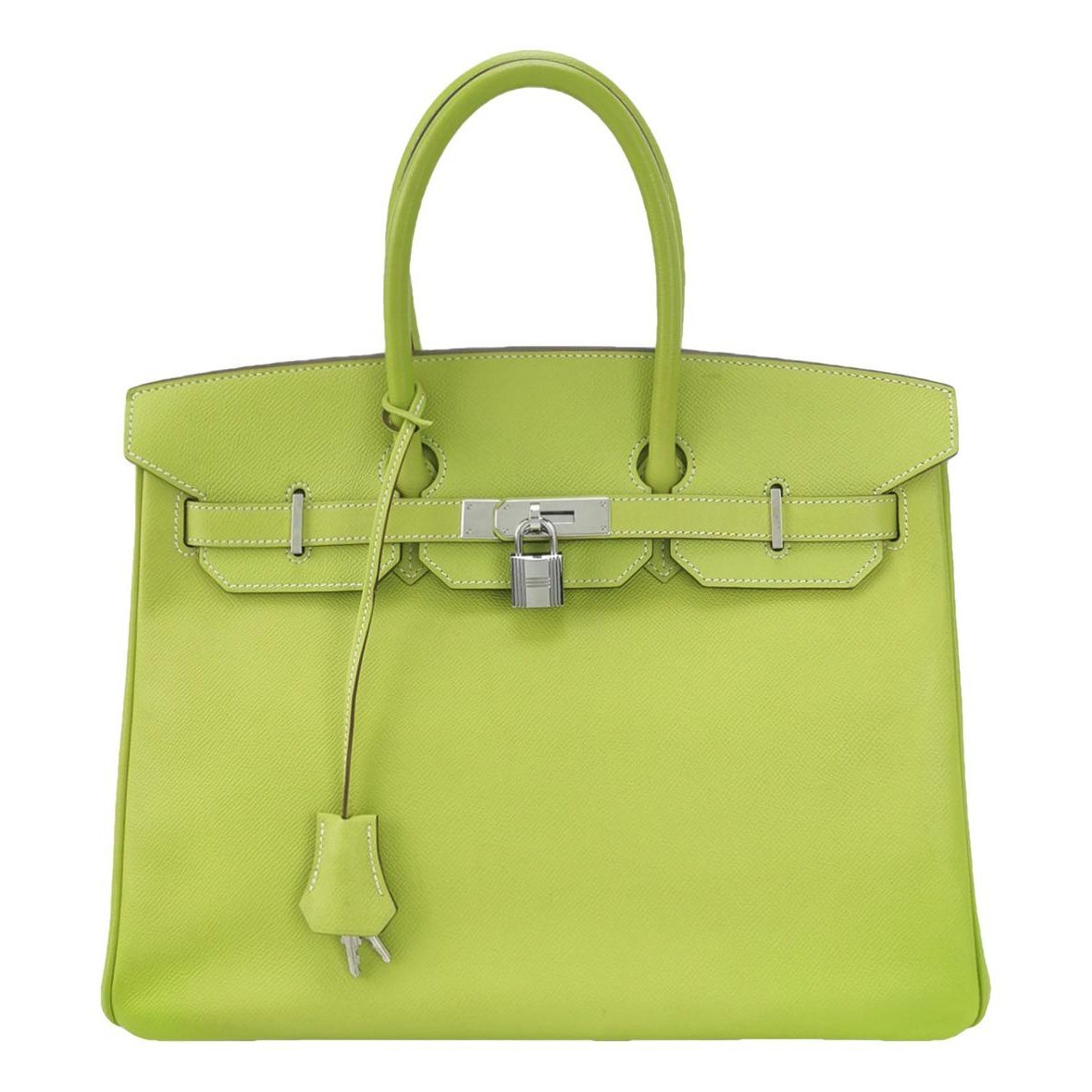 Birkin 35 leather handbag