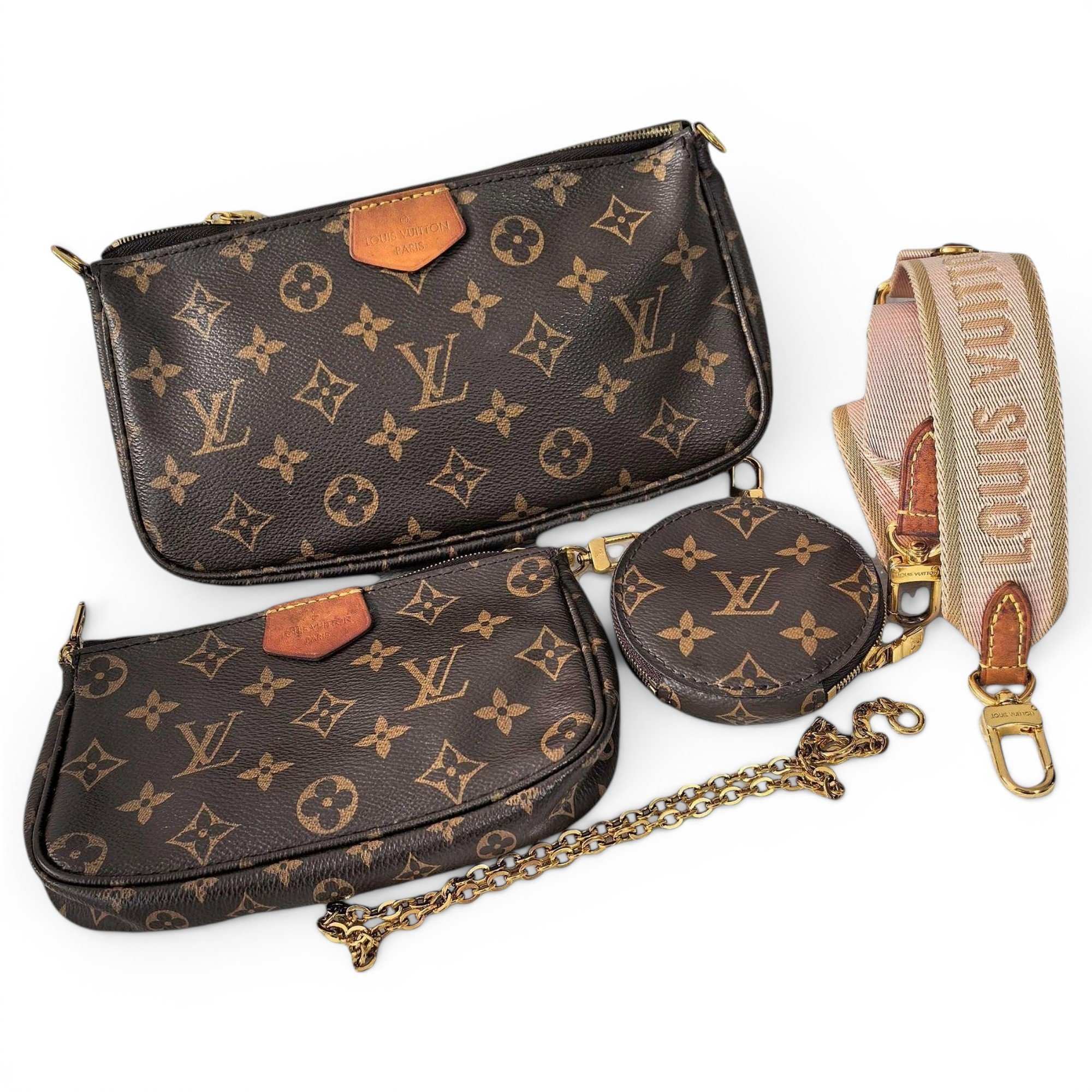 Multi Pochette Accessoires leather handbag