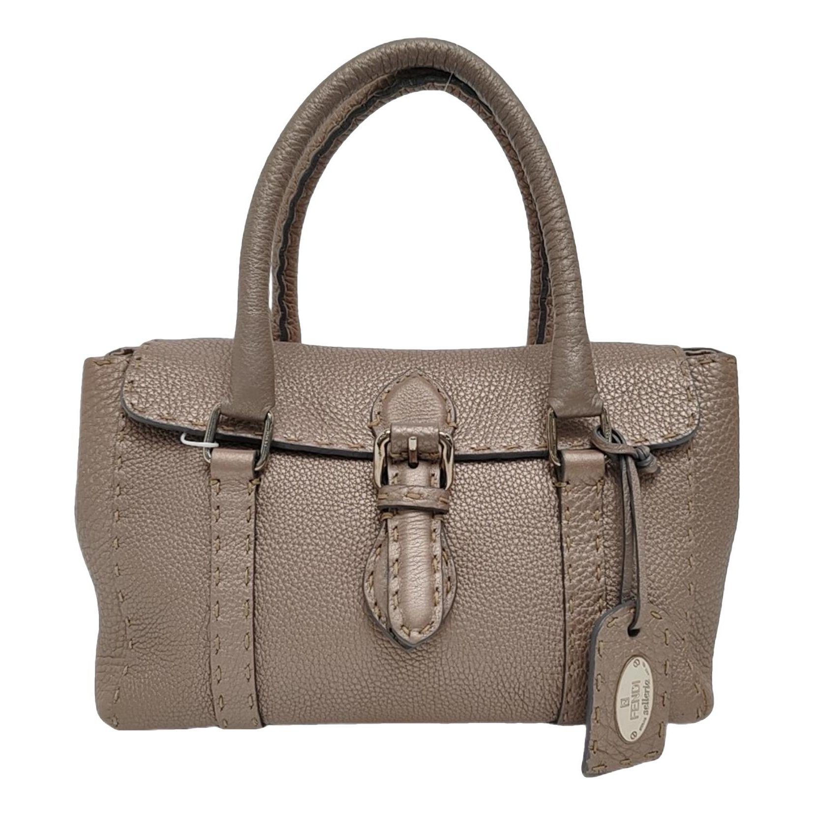Spy leather tote