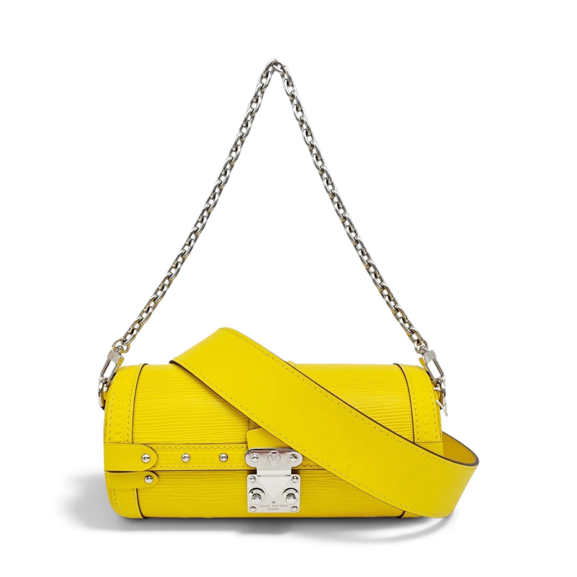 Papillon Trunk leather tote