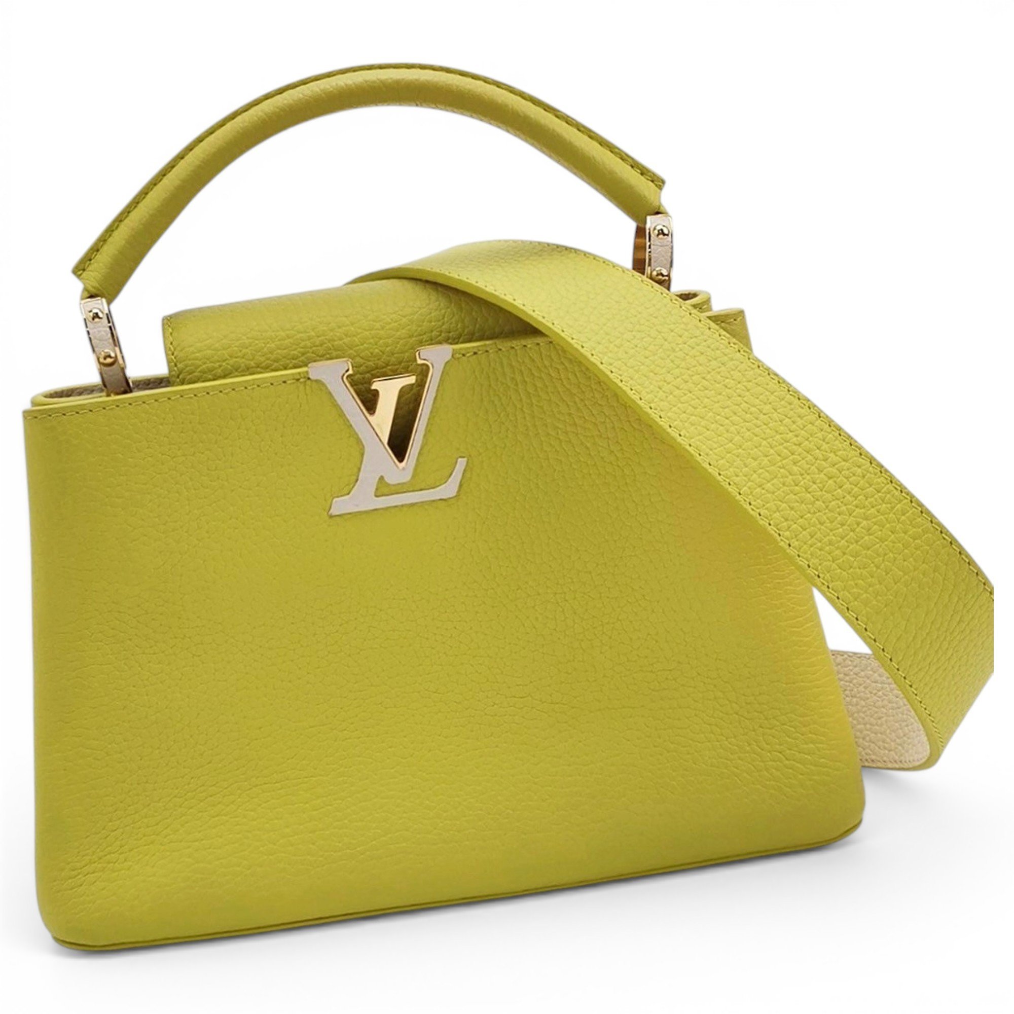 Capucines leather handbag