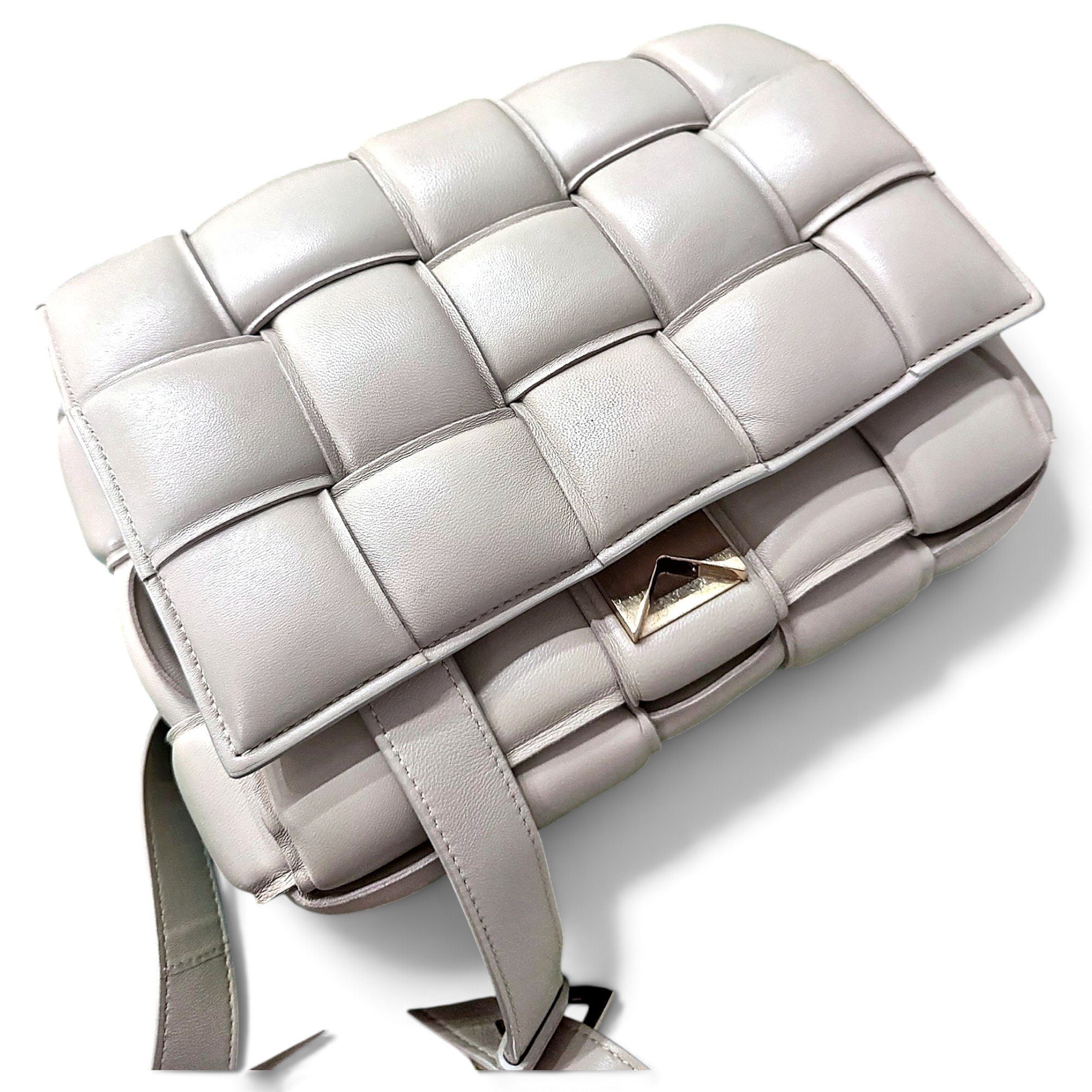 Cassette Padded leather crossbody bag