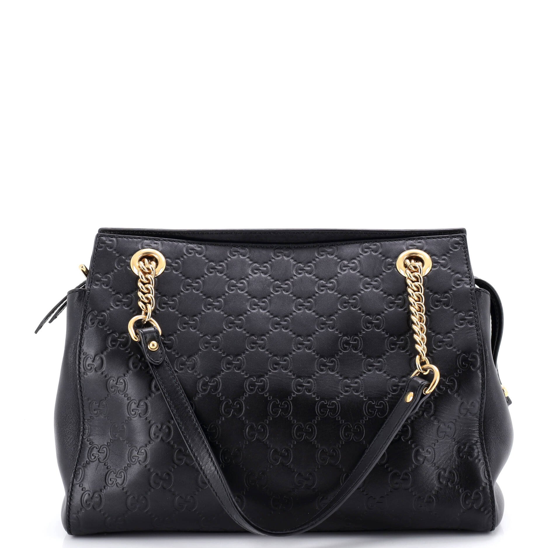 Gucci Soft Signature Shoulder Bag Guccissima Leather Medium