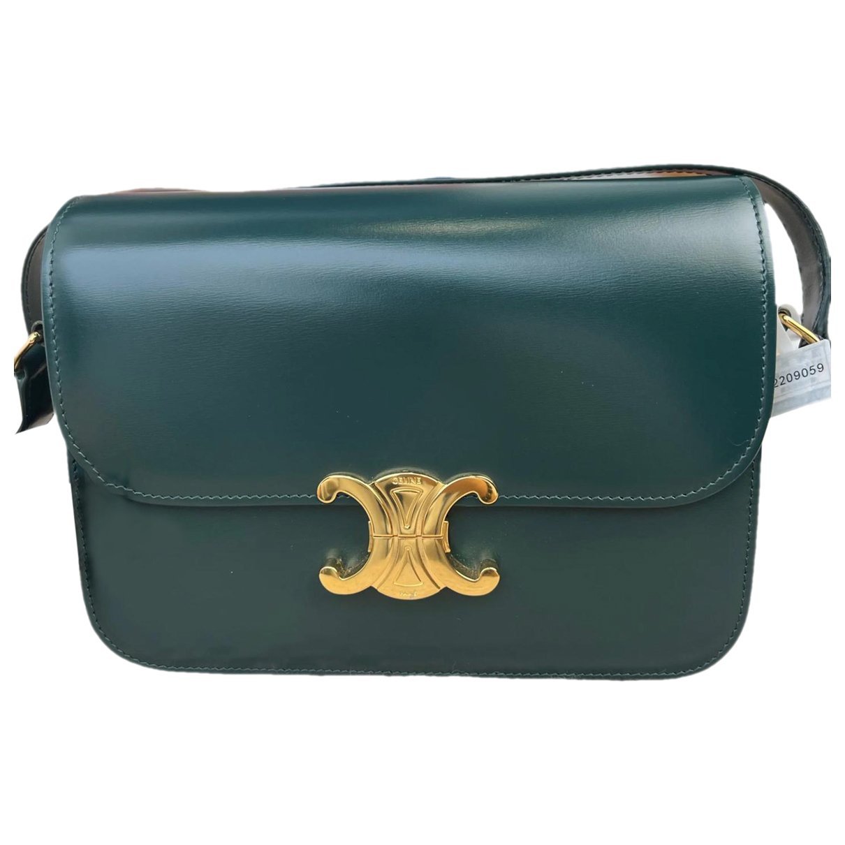 Triomphe leather handbag