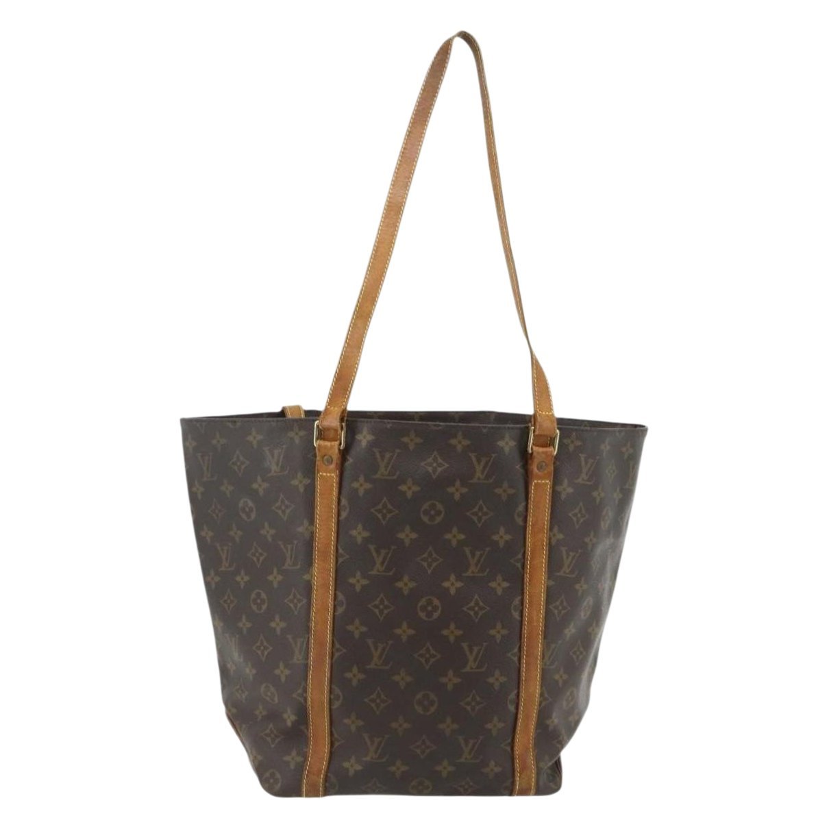 Shopping leather tote