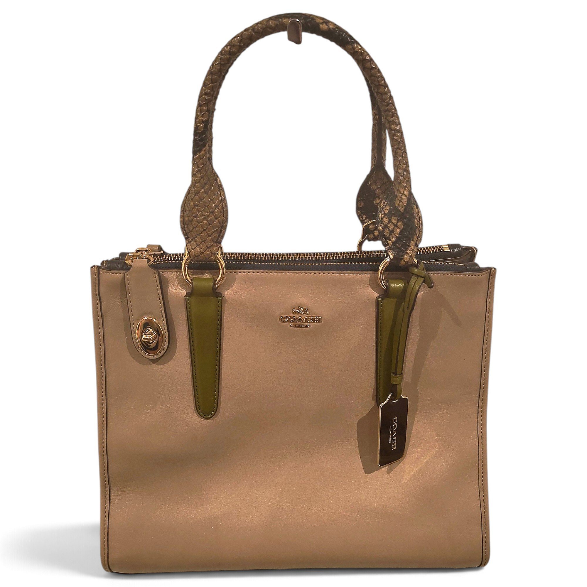 Leather handbag