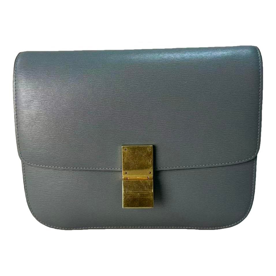 Classic leather crossbody bag