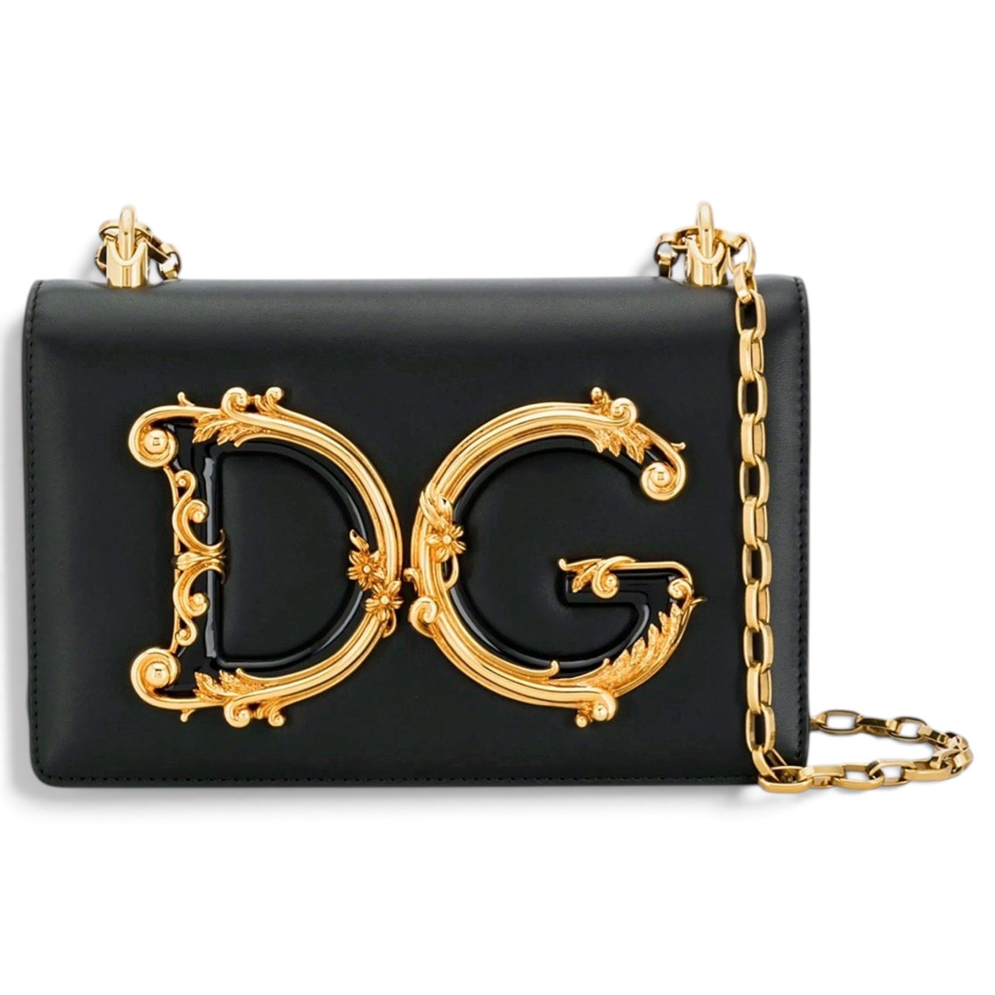 DG Girls leather crossbody bag