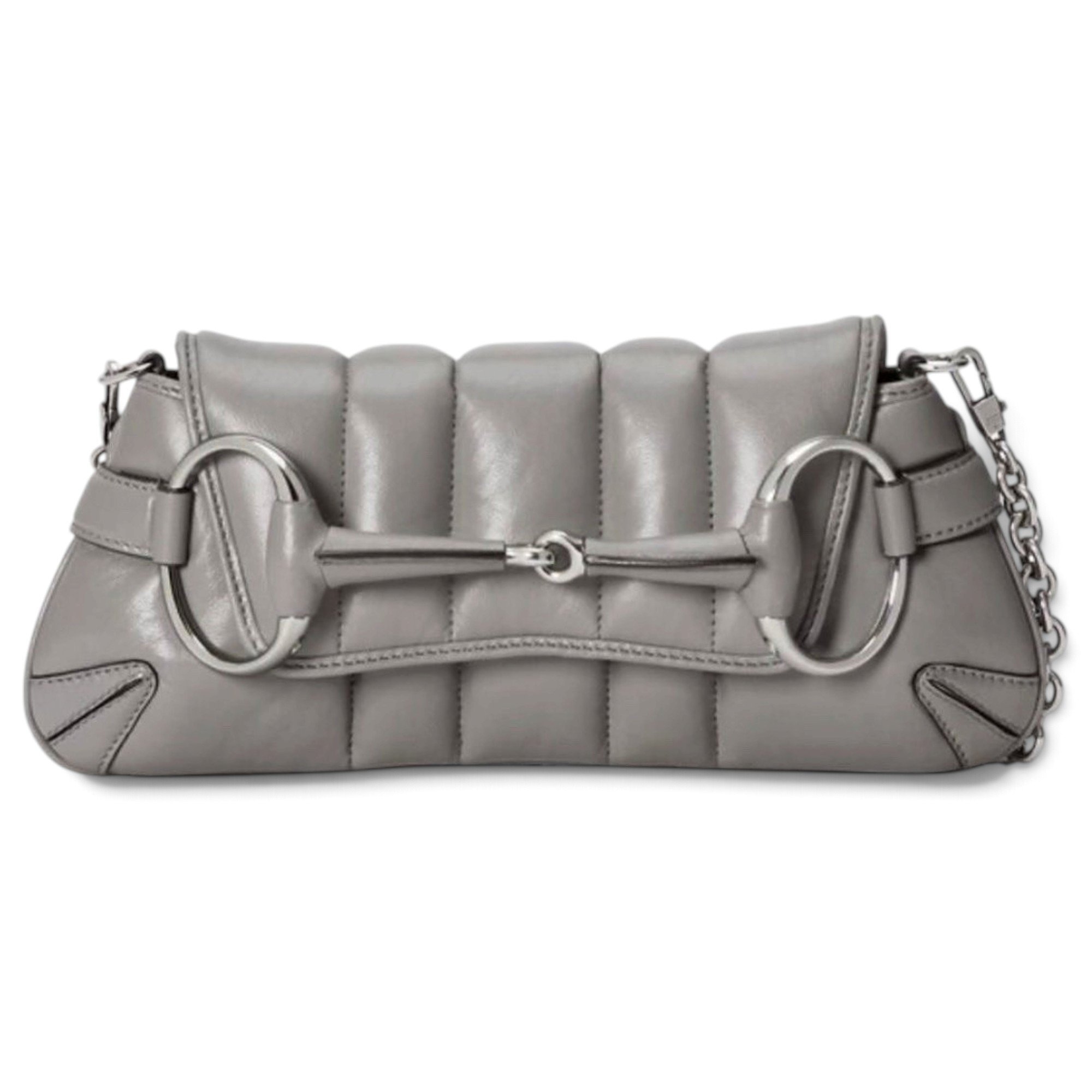 Horsebit Chain leather handbag