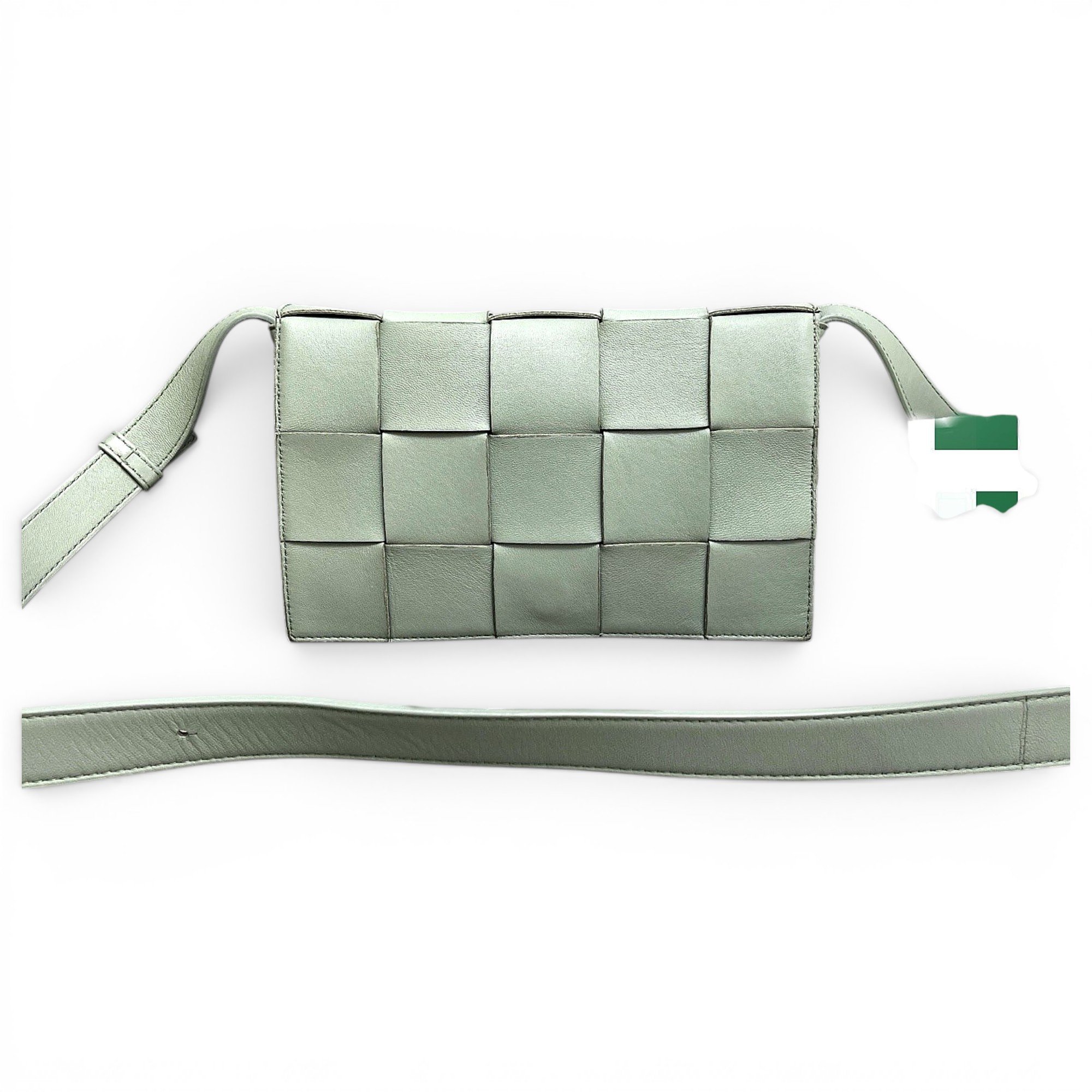 Cassette leather crossbody bag