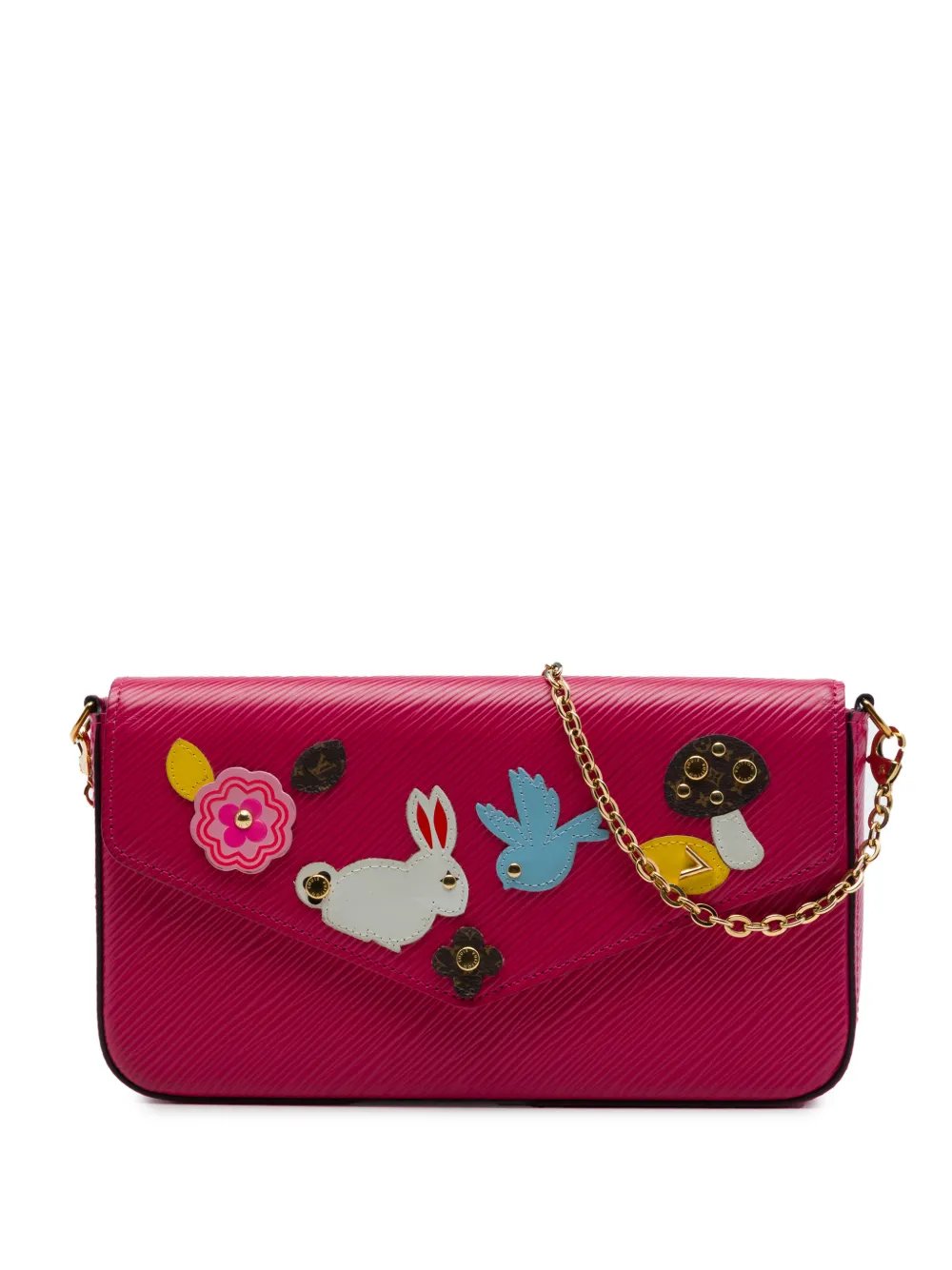2018 Epi Pochette Felicie Patchwork crossbody bag