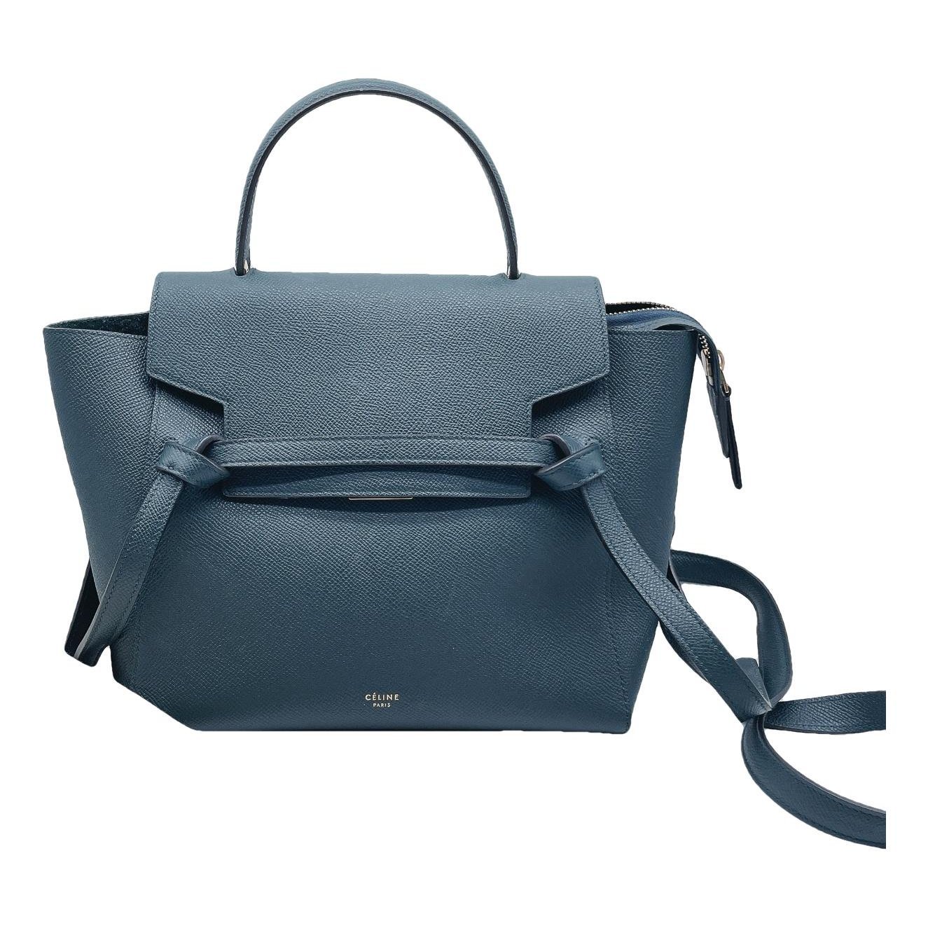 Belt leather handbag