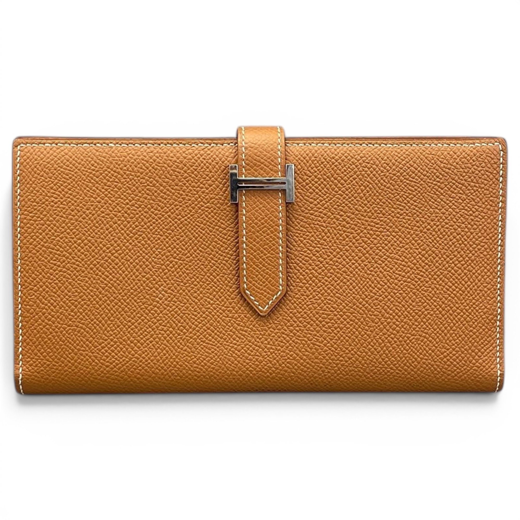 Hermesnap leather handbag