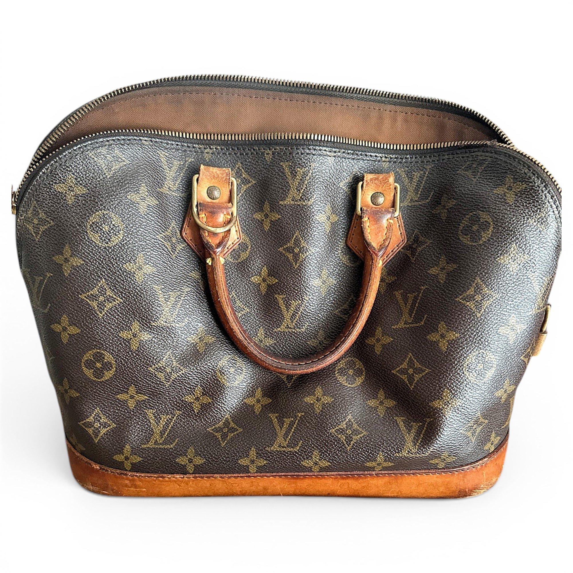 Alma leather handbag