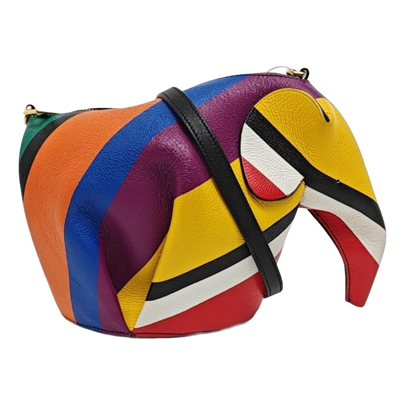 Animals leather handbag
