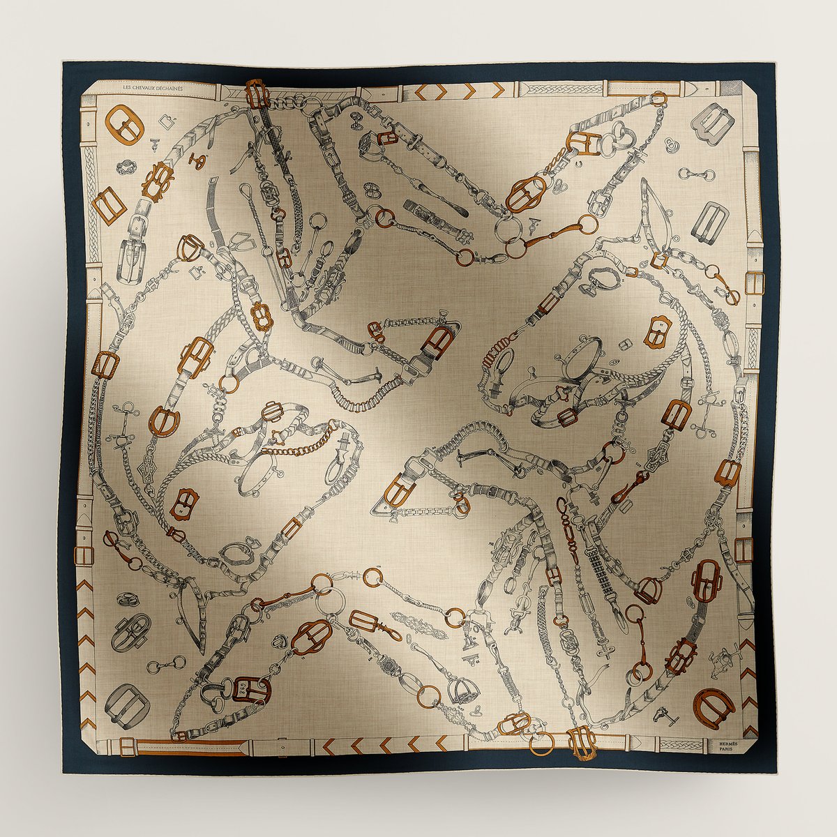 Chevaux Dechaines Shawl 140