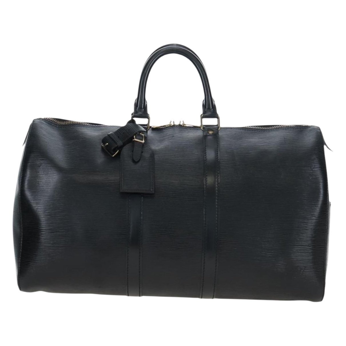 Keepall leather travel bag
