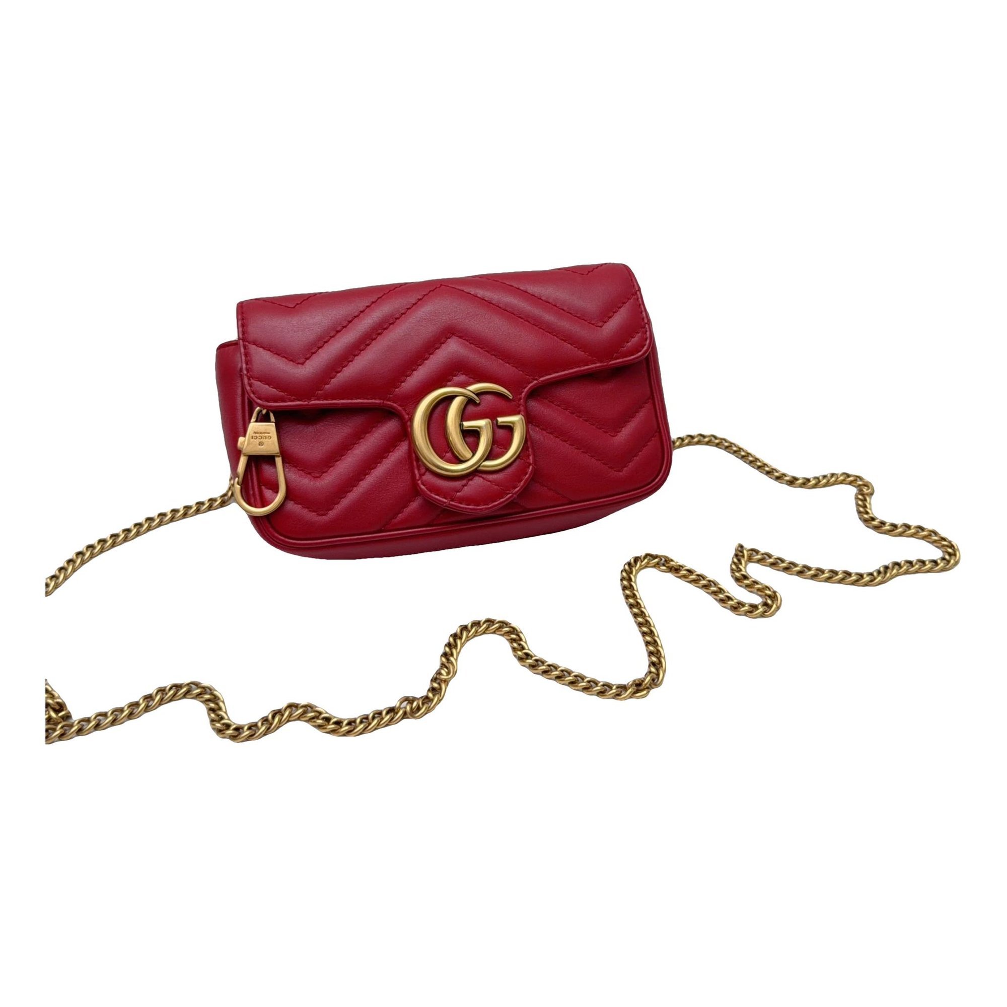 GG Marmont Flap leather crossbody bag