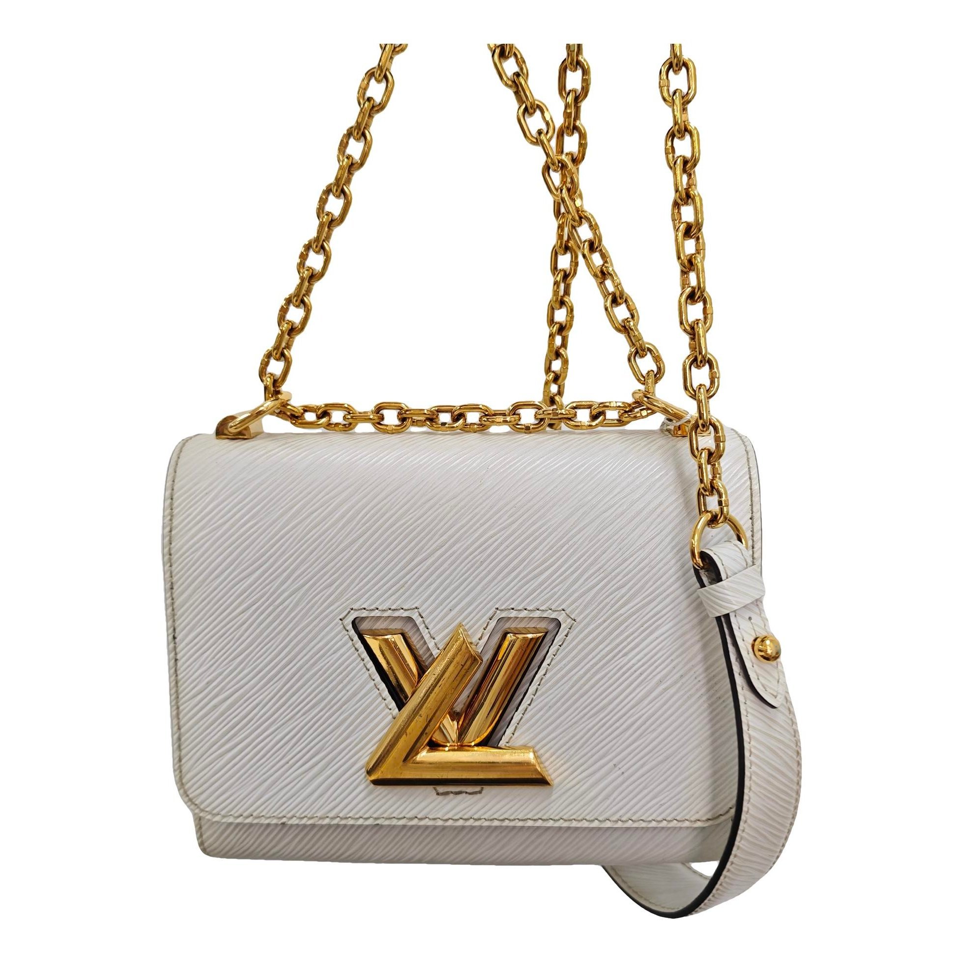 Twist leather crossbody bag