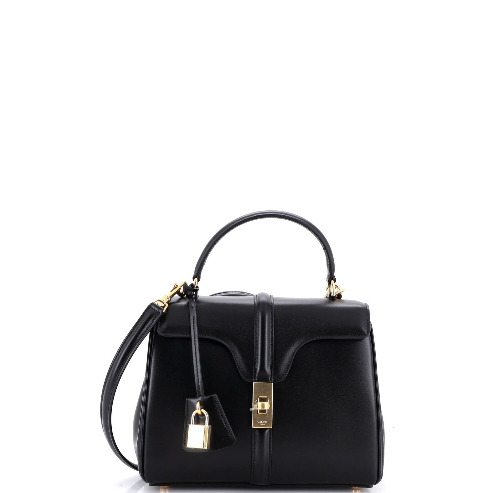 16 Top Handle Bag Smooth Calfskin Small