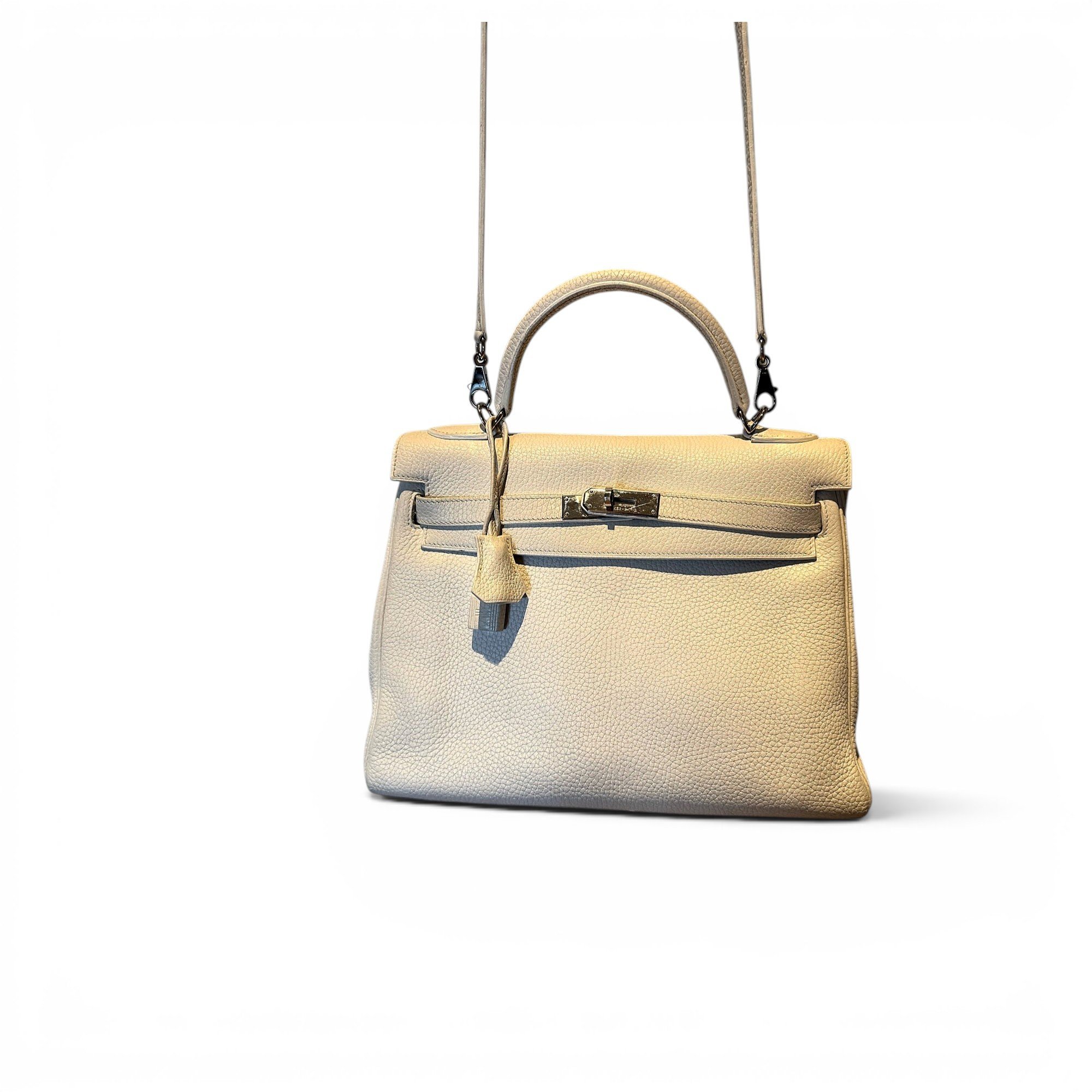 Kelly 32 leather handbag