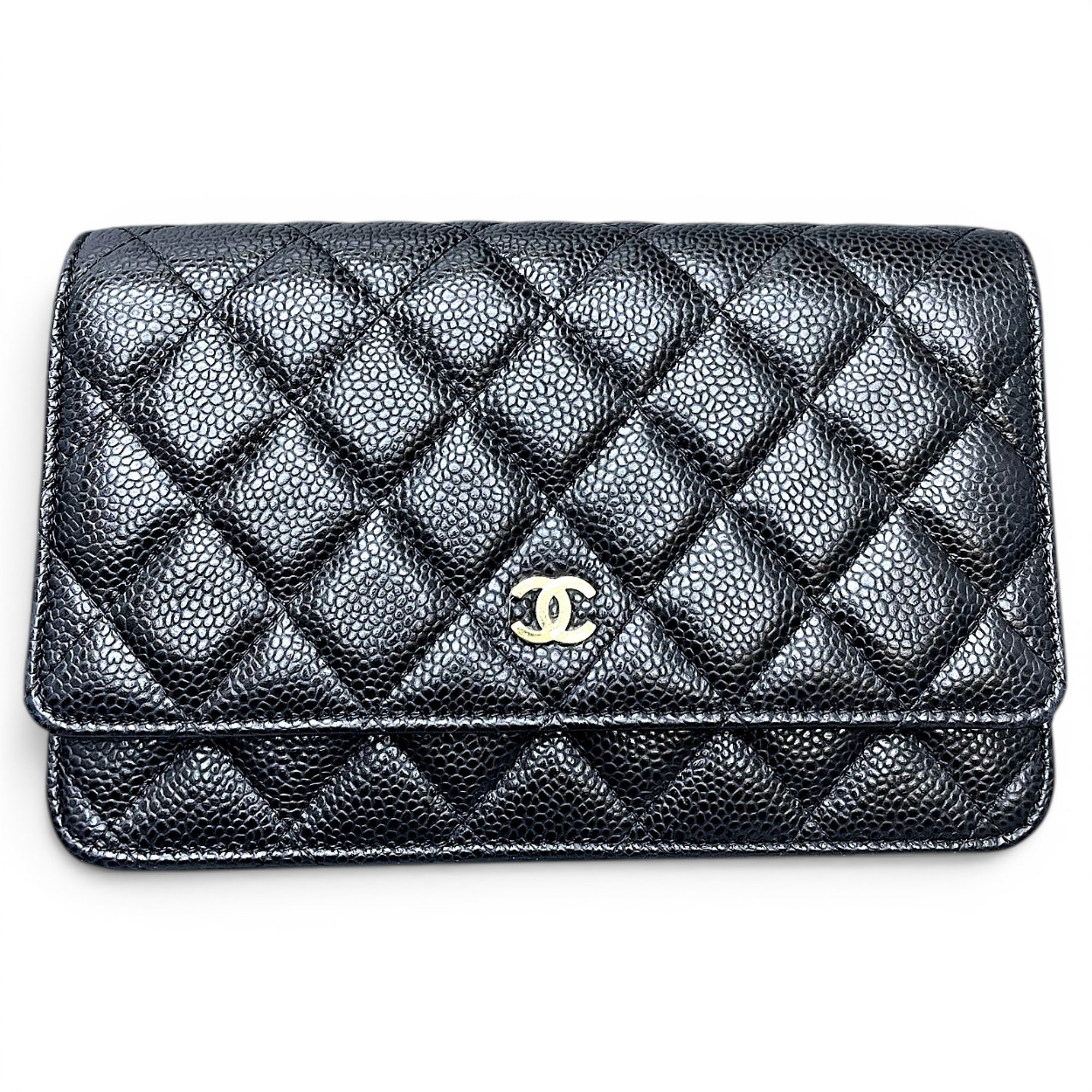 Wallet On Chain Timeless/Classique leather handbag