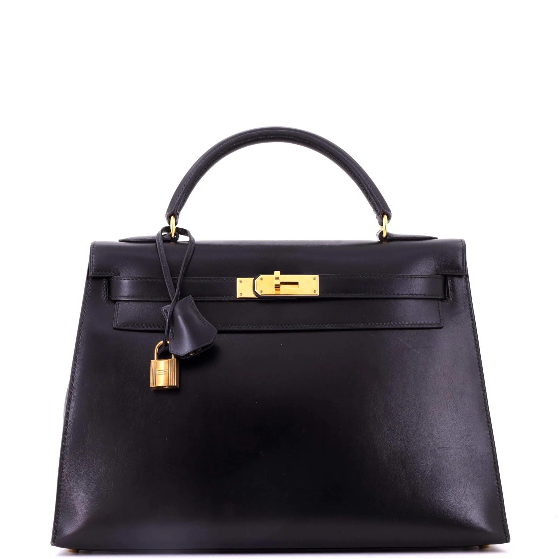 Kelly 32 leather handbag