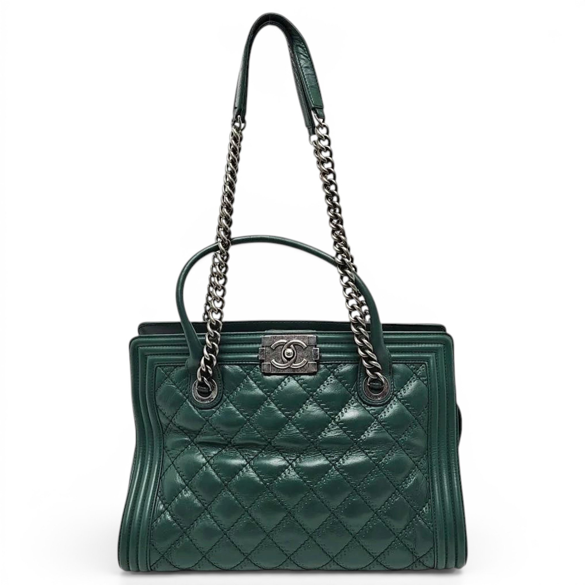 Leather handbag