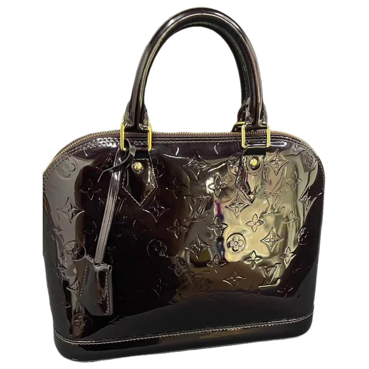 Alma patent leather handbag