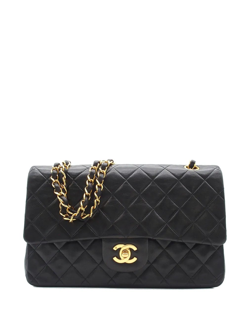 1991-1994 Medium Classic Lambskin Double Flap shoulder bag